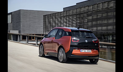 2013 BMW i3 Premium Electric Sedan with Optional Range Extender rear